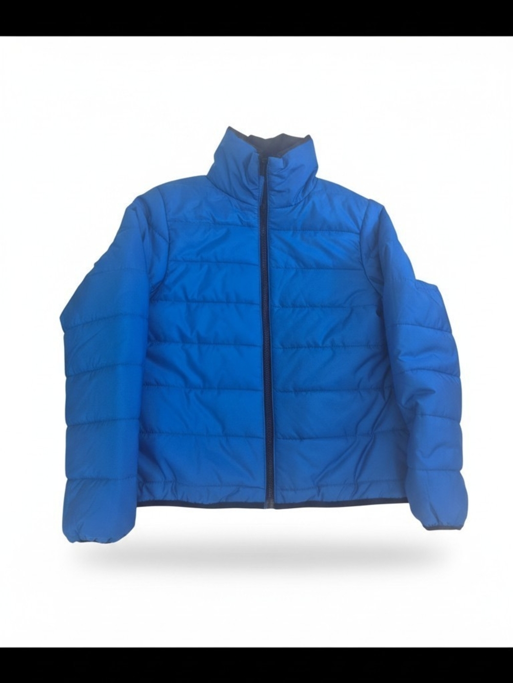 Wild Fable Unisex Kids Blue Puffer Jacket S Full Zip Insulated Fall/Winter